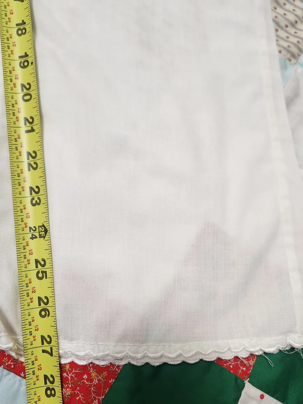 VTG 70s White Cotton Pajama Set M Embroidered Lace Eyelet Prairie Cottagecore